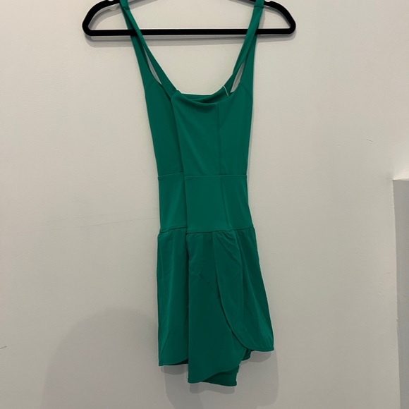 Dresses & Skirts - Green Sleeveless Romper stains  Righteous runsie romper inspired